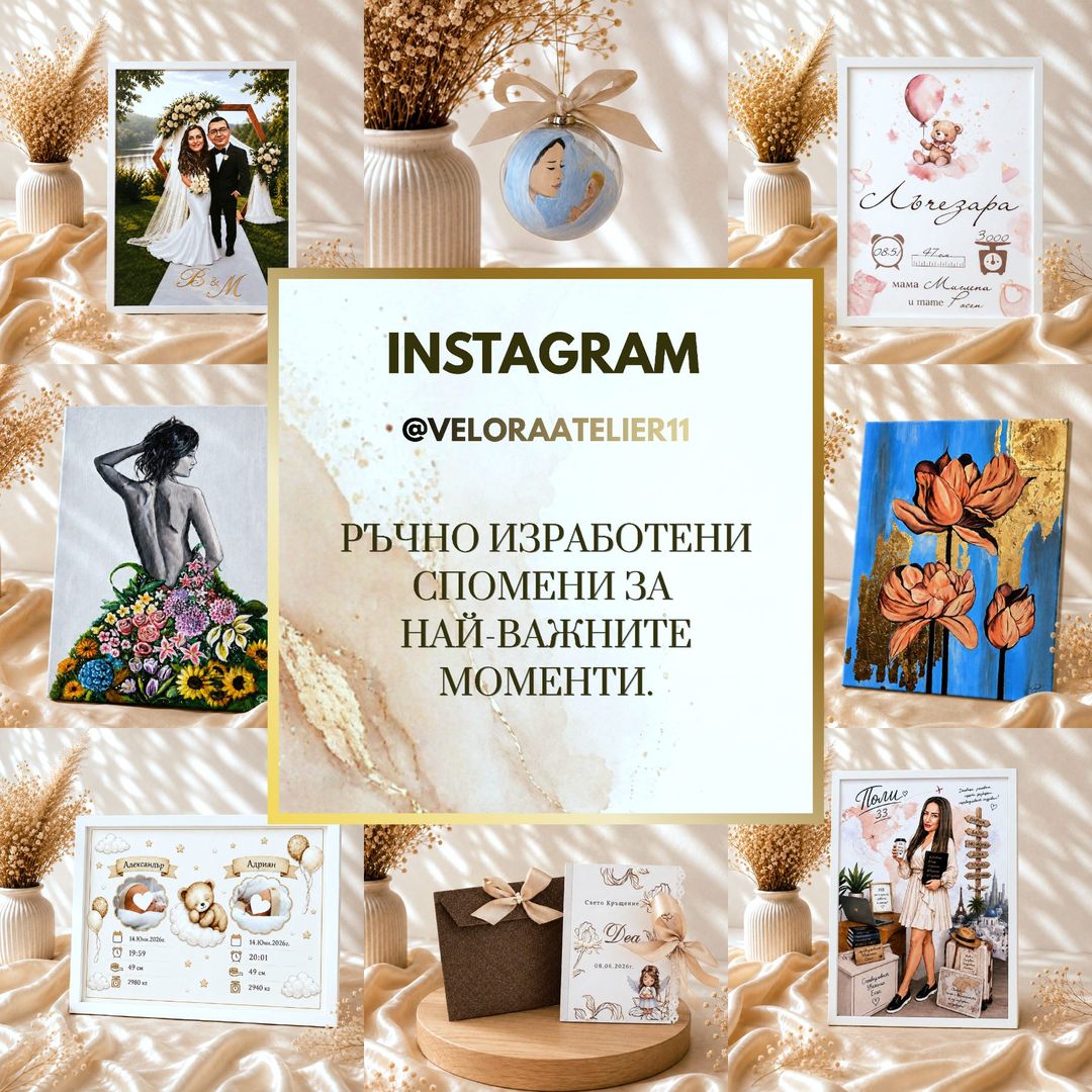 Velora Atelier в Instagram — ръчно изработени спомени