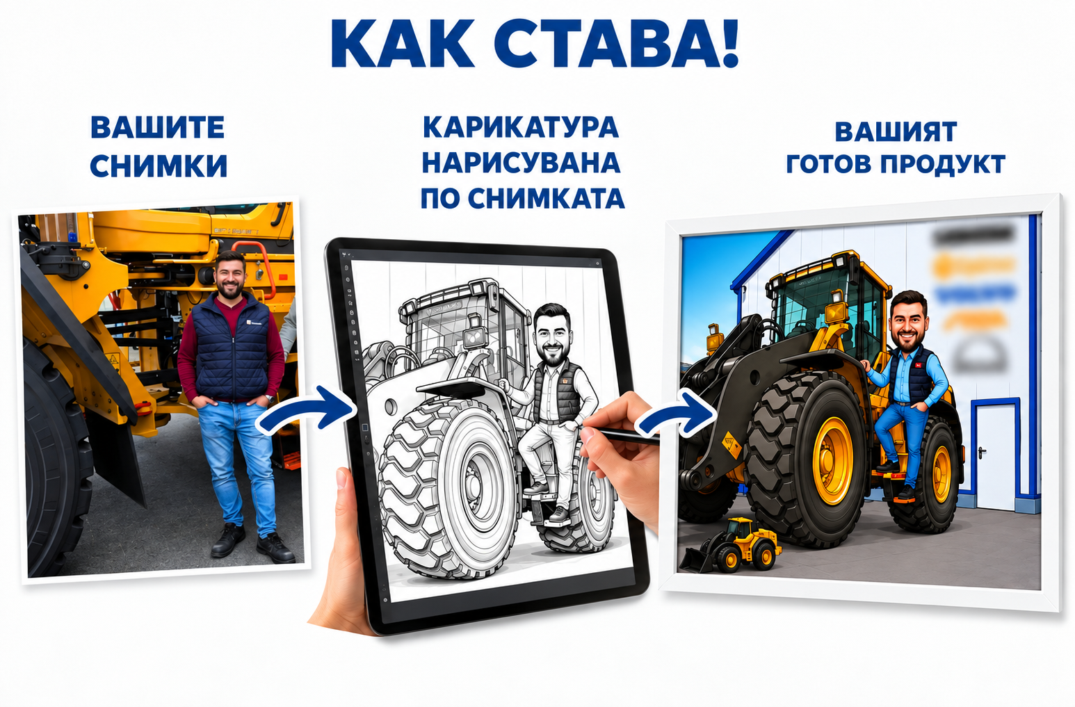 Как се изработва персонализирана карикатура по снимка – от снимка до готов продукт